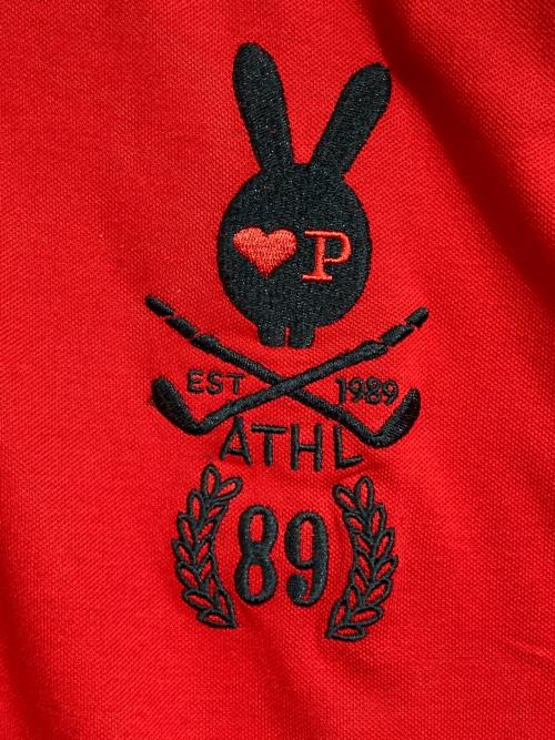 PEARLY GATES（パーリーゲイツ）PEARLY GATES (パーリーゲイツ) ポロシャツ レッド サイズ:6の古着・服飾アイテム