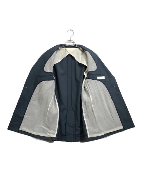 IRENISA（イレニサ）IRENISA (イレニサ) MODIFIED SHAWL COLLAR JACKET ブルー サイズ:2の古着・服飾アイテム