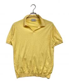 JOHN SMEDLEY（ジョンスメドレー）の古着「ポロシャツ」｜イエロー