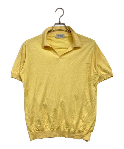 JOHN SMEDLEY（ジョンスメドレー）JOHN SMEDLEY (ジョンスメドレー) ポロシャツ イエロー サイズ:Lの古着・服飾アイテム