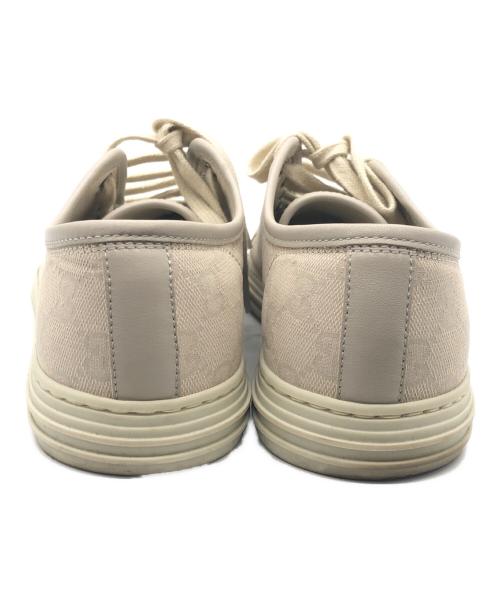 GUCCI（グッチ）GUCCI (グッチ) GGキャンバスローカットスニーカー ベージュ サイズ:6 1/2の古着・服飾アイテム