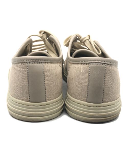 GUCCI（グッチ）GUCCI (グッチ) GGキャンバスローカットスニーカー ベージュ サイズ:6 1/2の古着・服飾アイテム