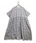 nest Robe (ネストローブ) アリゾナコットンボーダーワンピース ホワイト×ブルー サイズ:Free：6000円