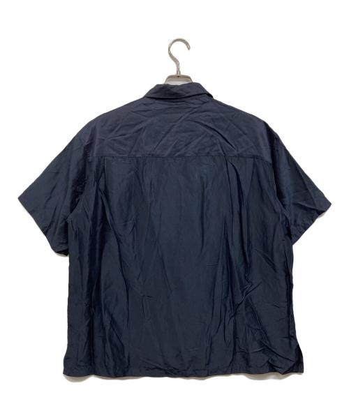 JOURNAL STANDARD TRISECT（ジャーナルスタンダード トライセクト）JOURNAL STANDARD TRISECT (ジャーナルスタンダード トライセクト) HERILL / Linen ramie Open collar ネイビー サイズ:Mの古着・服飾アイテム