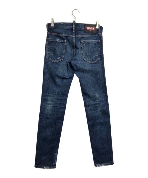 DSQUARED2（ディースクエアード）DSQUARED2 (ディースクエアード) SLIM JEAN ネイビー サイズ:44の古着・服飾アイテム