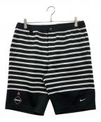 NIKE×F.C.R.B.ナイキ×エフシーレアルブリストル）の古着「ハーフパンツ」｜ブラック×ホワイト