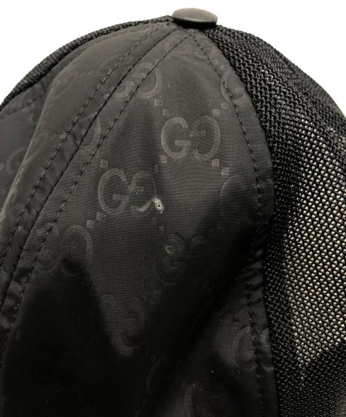 GUCCI（グッチ）GUCCI (グッチ) GGロゴメッシュキャップ ブラック サイズ:Ｓの古着・服飾アイテム