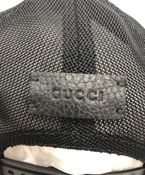 GUCCI（グッチ）GUCCI (グッチ) GGロゴメッシュキャップ ブラック サイズ:Ｓの古着・服飾アイテム
