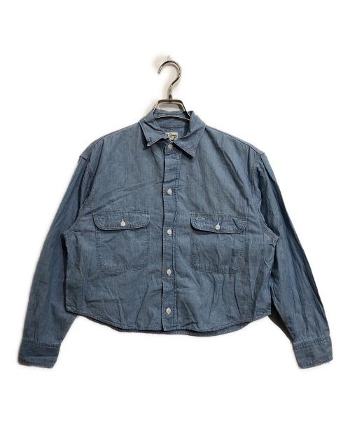 orSlow（オアスロウ）orSlow (オアスロウ) BEAMS BOY (ビームスボーイ) ショートシャンブレーシャツ ブルー サイズ:記載なしの古着・服飾アイテム