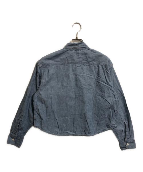 orSlow（オアスロウ）orSlow (オアスロウ) BEAMS BOY (ビームスボーイ) ショートシャンブレーシャツ ブルー サイズ:記載なしの古着・服飾アイテム