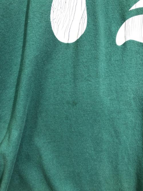 Champion（チャンピオン）Champion (チャンピオン) ロングスリーブフットボールTシャツ グリーン サイズ:Lの古着・服飾アイテム