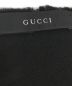 GUCCI (グッチ) GG柄ウールマフラー ブラック：14000円