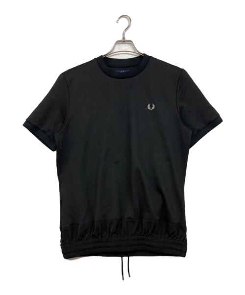 FRED PERRY（フレッドペリー）FRED PERRY (フレッドペリー) 半袖カットソー ブラック サイズ:Lの古着・服飾アイテム