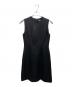 RALPH LAUREN Purple Label（ラルフ ローレン パープル レーベル）の古着「ノースリーブワンピース」｜ブラック