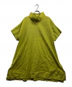 YACCO MARICARDヤッコマリカルド）の古着「刺繍デザインブラウスワンピース」｜グリーン