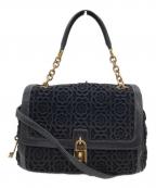 DOLCE & GABBANAドルチェ＆ガッバーナ）の古着「2WAYハンドバッグ」｜ブラック