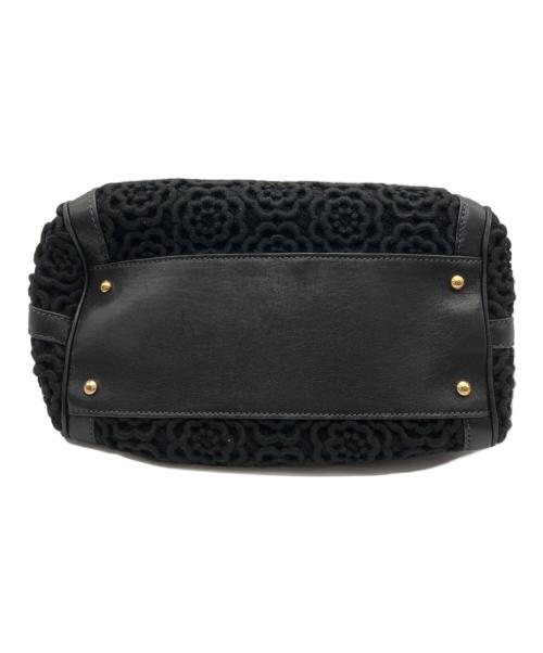 DOLCE & GABBANA（ドルチェ＆ガッバーナ）DOLCE & GABBANA (ドルチェ＆ガッバーナ) 2WAYハンドバッグ ブラックの古着・服飾アイテム