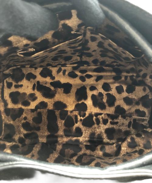 DOLCE & GABBANA（ドルチェ＆ガッバーナ）DOLCE & GABBANA (ドルチェ＆ガッバーナ) 2WAYハンドバッグ ブラックの古着・服飾アイテム