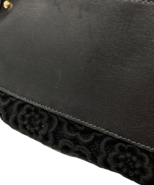 DOLCE & GABBANA（ドルチェ＆ガッバーナ）DOLCE & GABBANA (ドルチェ＆ガッバーナ) 2WAYハンドバッグ ブラックの古着・服飾アイテム