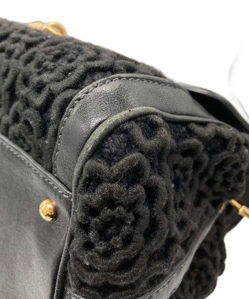 DOLCE & GABBANA（ドルチェ＆ガッバーナ）DOLCE & GABBANA (ドルチェ＆ガッバーナ) 2WAYハンドバッグ ブラックの古着・服飾アイテム