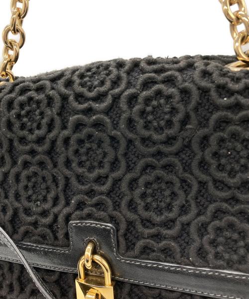 DOLCE & GABBANA（ドルチェ＆ガッバーナ）DOLCE & GABBANA (ドルチェ＆ガッバーナ) 2WAYハンドバッグ ブラックの古着・服飾アイテム