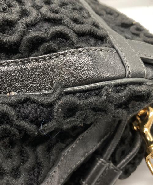 DOLCE & GABBANA（ドルチェ＆ガッバーナ）DOLCE & GABBANA (ドルチェ＆ガッバーナ) 2WAYハンドバッグ ブラックの古着・服飾アイテム