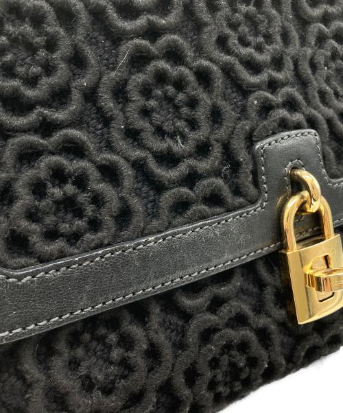 DOLCE & GABBANA（ドルチェ＆ガッバーナ）DOLCE & GABBANA (ドルチェ＆ガッバーナ) 2WAYハンドバッグ ブラックの古着・服飾アイテム
