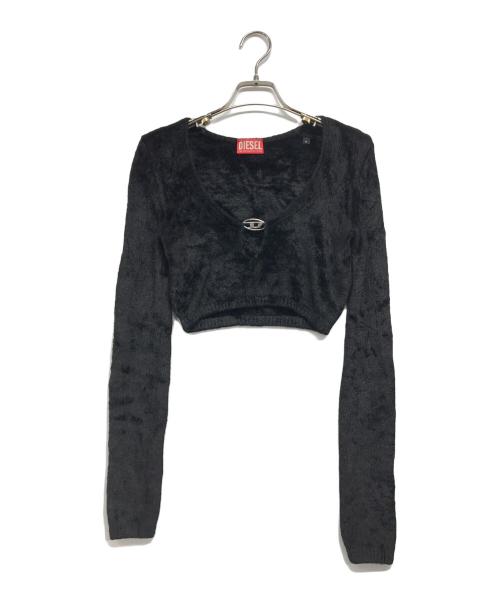 DIESEL（ディーゼル）DIESEL (ディーゼル) M-CHERYLプルオーバーニット ブラック サイズ:Ｓの古着・服飾アイテム