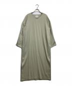foufouフーフー）の古着「neutral v neck one piece」｜ベージュ