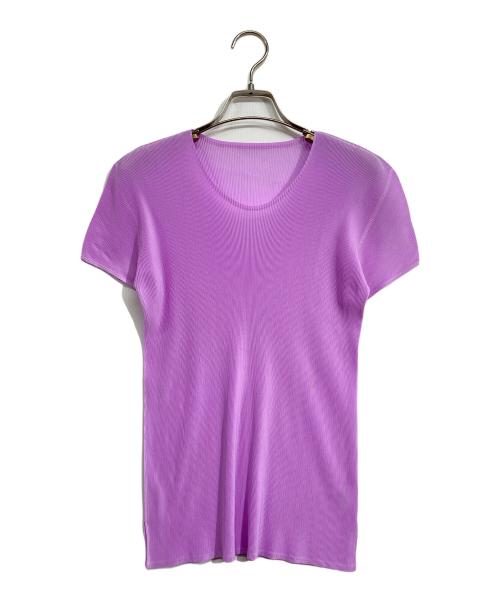 PLEATS PLEASE（プリーツプリーズ）PLEATS PLEASE (プリーツプリーズ) プリーツカットソー ピンク サイズ:3の古着・服飾アイテム