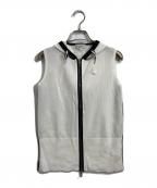 LANVIN SPORTランバン スポーツ）の古着「メッシュニットベスト」｜ホワイト