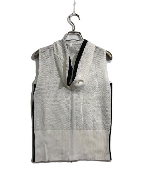 LANVIN SPORT（ランバン スポーツ）LANVIN SPORT (ランバン スポーツ) メッシュニットベスト ホワイト サイズ:38の古着・服飾アイテム