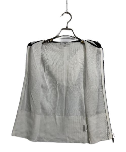 LANVIN SPORT（ランバン スポーツ）LANVIN SPORT (ランバン スポーツ) メッシュニットベスト ホワイト サイズ:38の古着・服飾アイテム