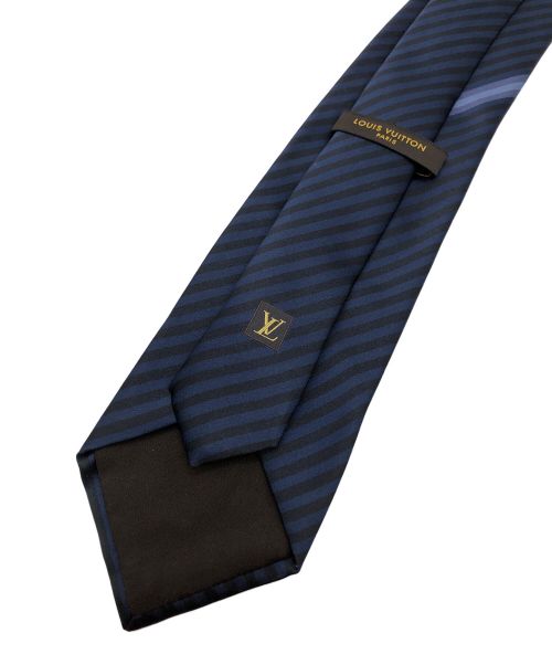 LOUIS VUITTON（ルイ ヴィトン）LOUIS VUITTON (ルイ ヴィトン) ストライプネクタイ ネイビー サイズ:なしの古着・服飾アイテム