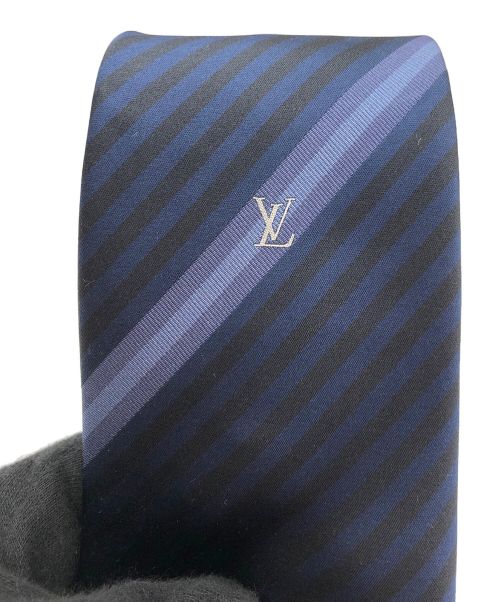 LOUIS VUITTON（ルイ ヴィトン）LOUIS VUITTON (ルイ ヴィトン) ストライプネクタイ ネイビー サイズ:なしの古着・服飾アイテム