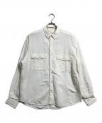 Porter Classicポータークラシック）の古着「ロールアップシャツ」｜ホワイト