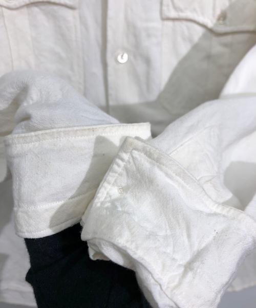 Porter Classic（ポータークラシック）Porter Classic (ポータークラシック) ロールアップシャツ ホワイト サイズ:Mの古着・服飾アイテム