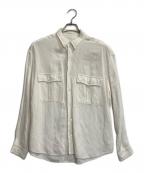 Porter Classicポータークラシック）の古着「ロールアップシャツ」｜ホワイト