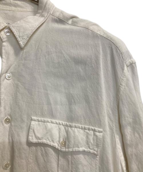 Porter Classic（ポータークラシック）Porter Classic (ポータークラシック) ロールアップシャツ ホワイト サイズ:Ｍの古着・服飾アイテム