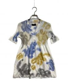 CIVIDINI（チヴィディーニ）の古着「デザインニット」｜ホワイト