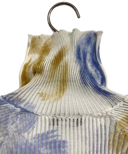 CIVIDINI（チヴィディーニ）CIVIDINI (チヴィディーニ) デザインニット ホワイト サイズ:38の古着・服飾アイテム