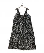 HAVERSACKハバーサック）の古着「ハンドドローイング ドット ワンピース」｜ホワイト×ブラック