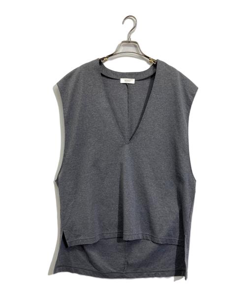 SOLAMONAT（ソラモナ）solamonat (ソラモナ) ベスト グレー サイズ:Fの古着・服飾アイテム