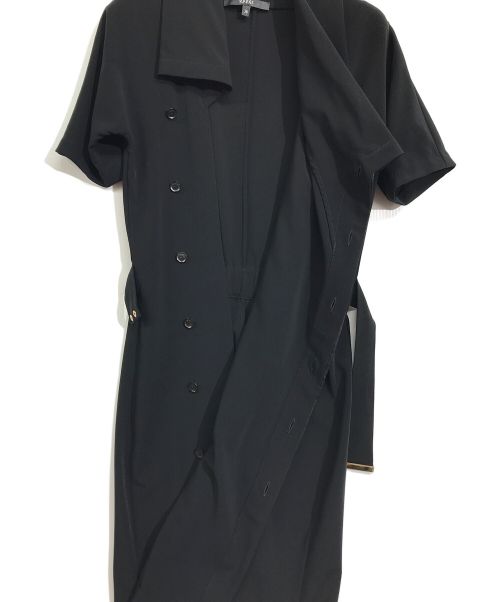 GUCCI（グッチ）GUCCI (グッチ) ベルテッドドレスワンピース ブラック サイズ:36の古着・服飾アイテム
