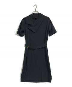 中古・古着通販】GUCCI (グッチ) ノースリーブワンピース ネイビー