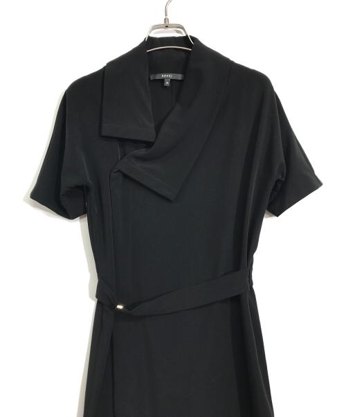 GUCCI（グッチ）GUCCI (グッチ) ベルテッドドレスワンピース ブラック サイズ:36の古着・服飾アイテム