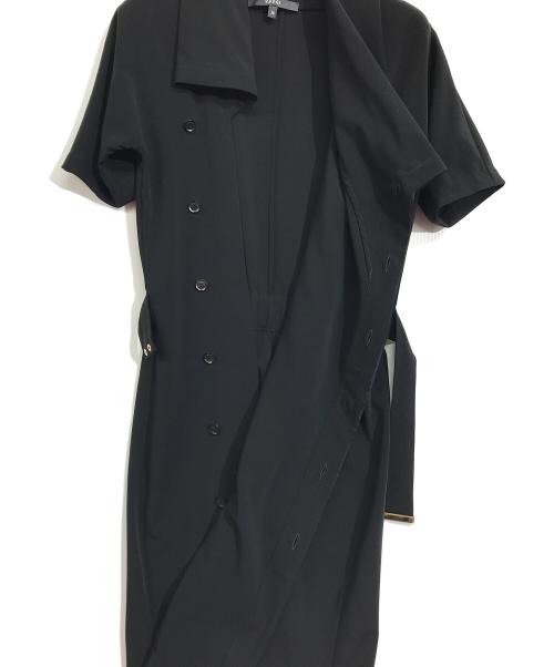 GUCCI（グッチ）GUCCI (グッチ) ベルテッドドレスワンピース ブラック サイズ:36の古着・服飾アイテム