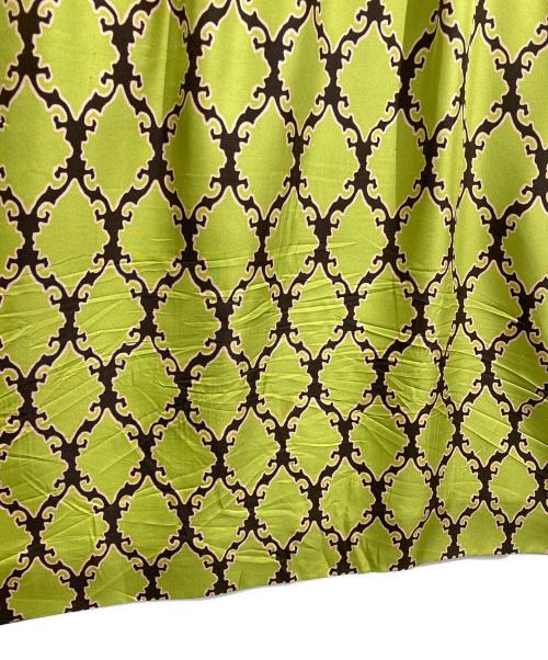 Kate Spade（ケイトスペード）Kate Spade (ケイトスペード) 総柄ノースリーブワンピース グリーン サイズ:10の古着・服飾アイテム