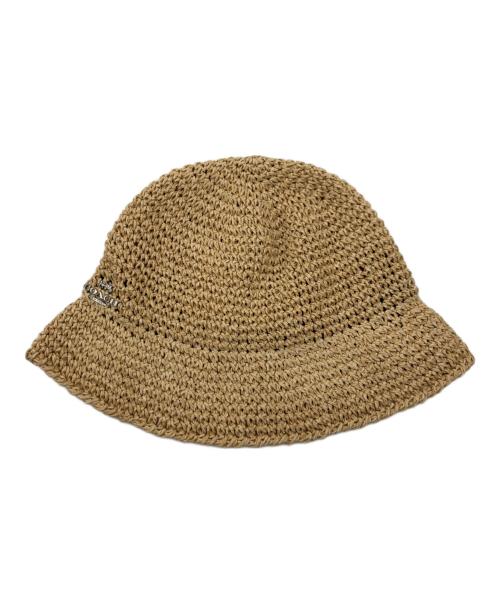 COACH（コーチ）COACH (コーチ) ハワイアン フローラル クロシェ バケット ハット ベージュの古着・服飾アイテム