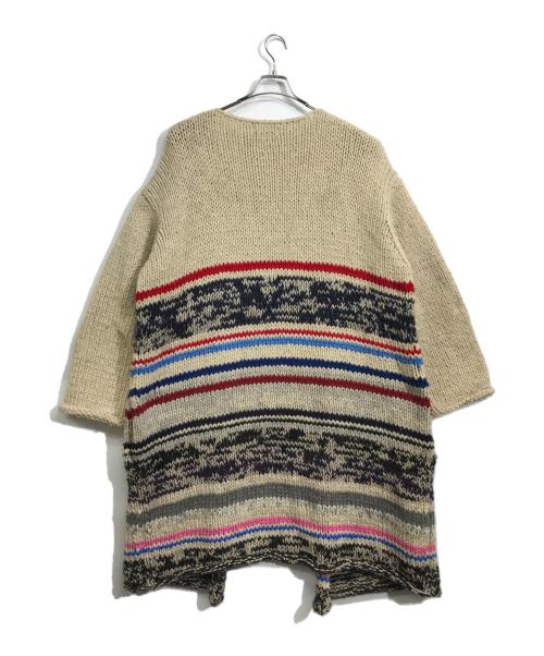 Yohji Yamamoto pour homme（ヨウジヤマモト プールオム）Yohji Yamamoto pour homme (ヨウジヤマモト プールオム) ビッグシルエットニットコート ベージュ サイズ:FREEの古着・服飾アイテム